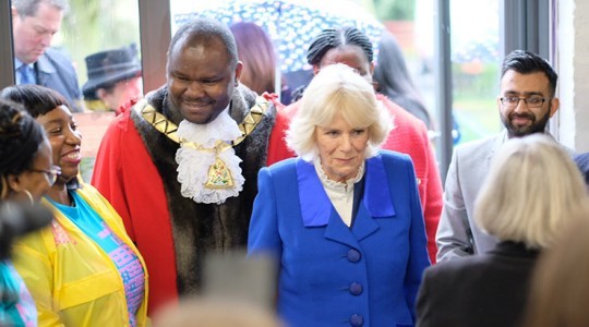 Camilla Duchess of Cornwall visits Kilburn